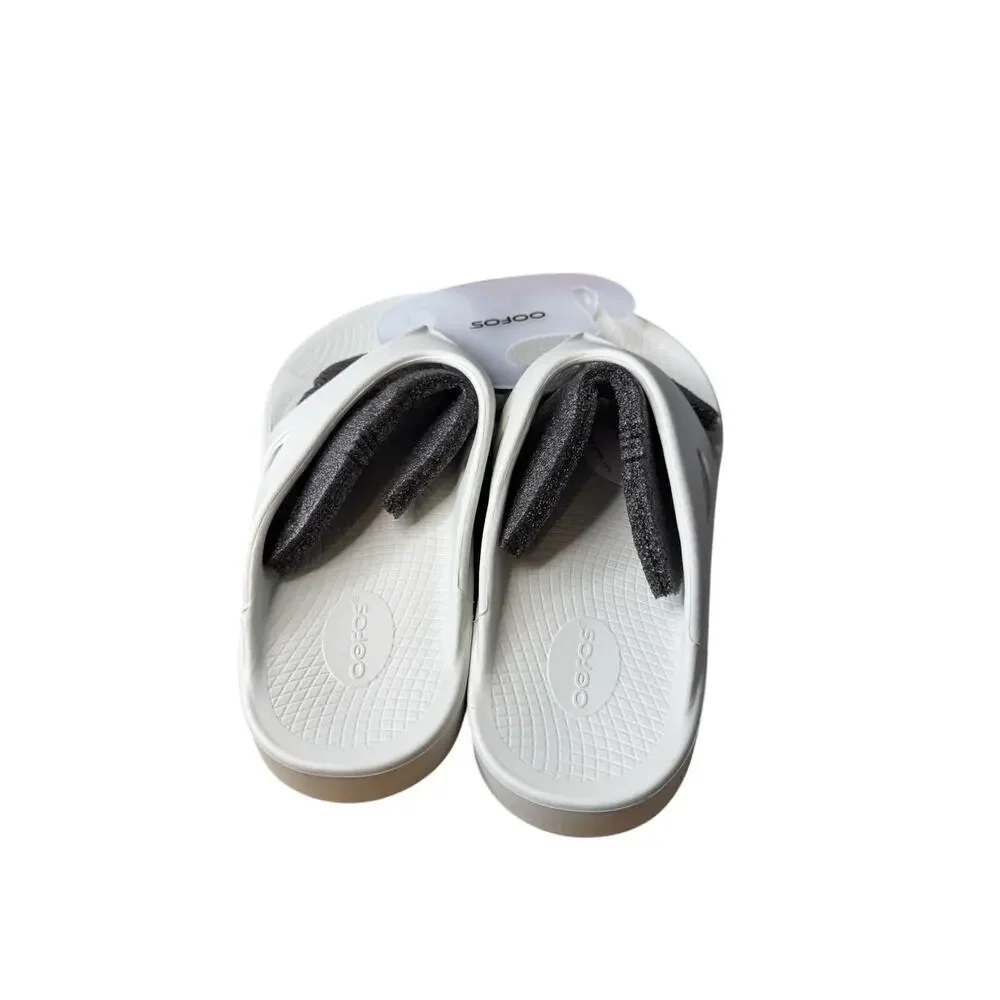 OOFOS OOriginal recovery less stress support comfort Cosmic Gray Sandal Men’s 14